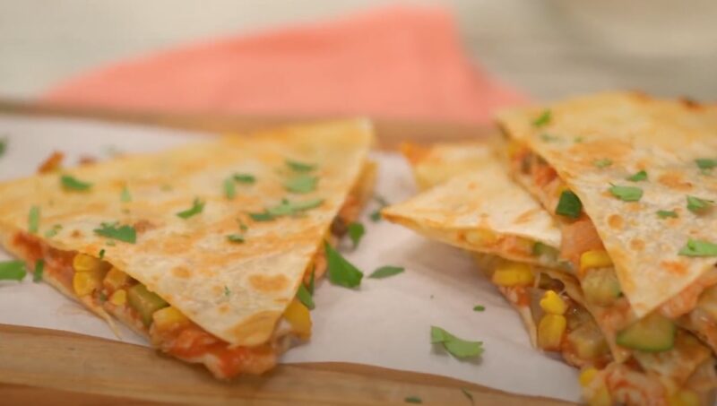 Quick Veggie Quesadillas recipe